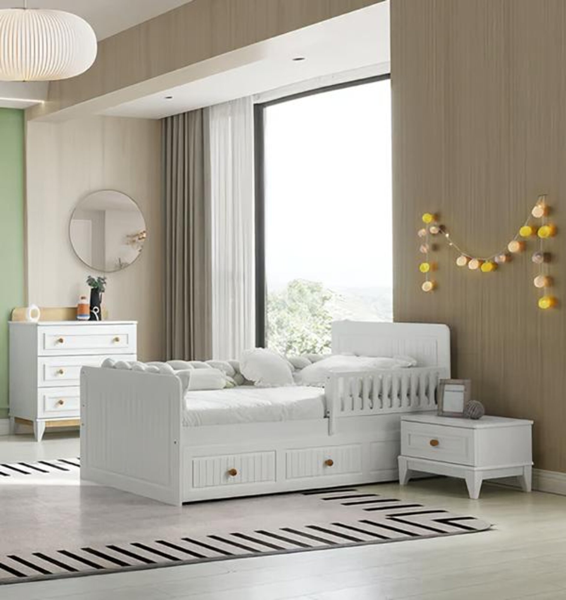 Bedside table and dresser – practical and stylish set for the children\'s room