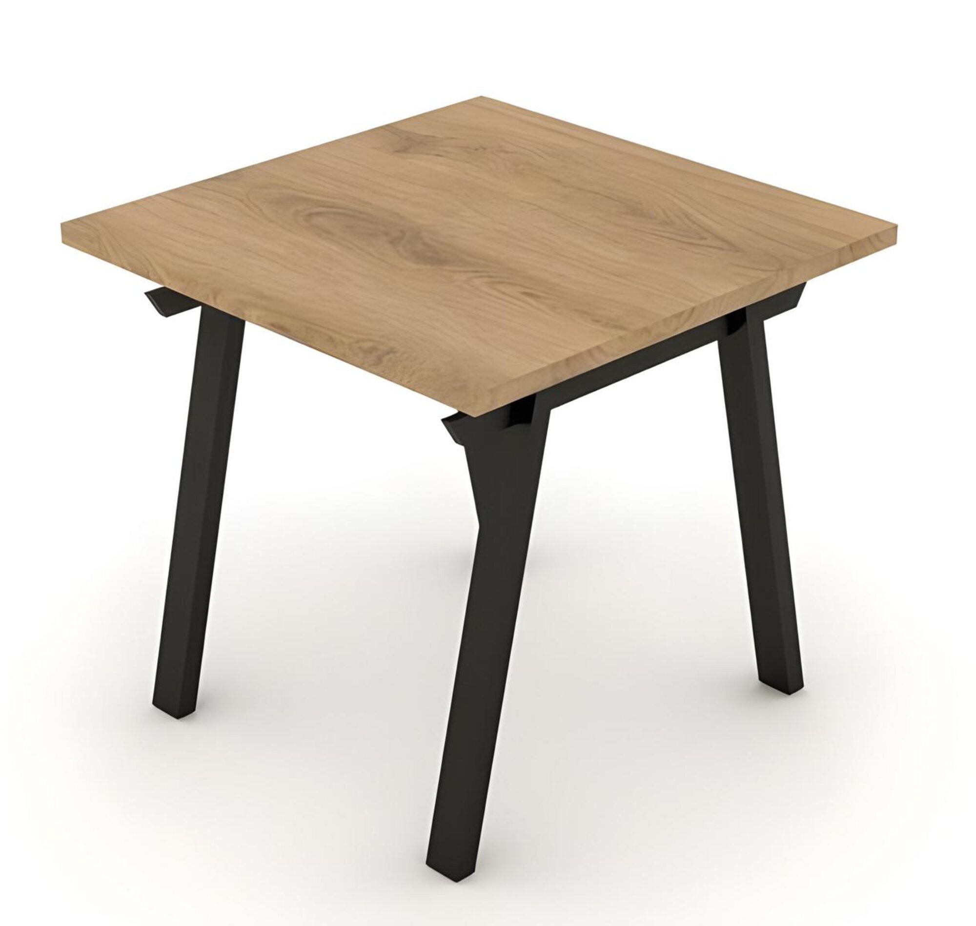 Coffee table side table wooden table square metal legs study room