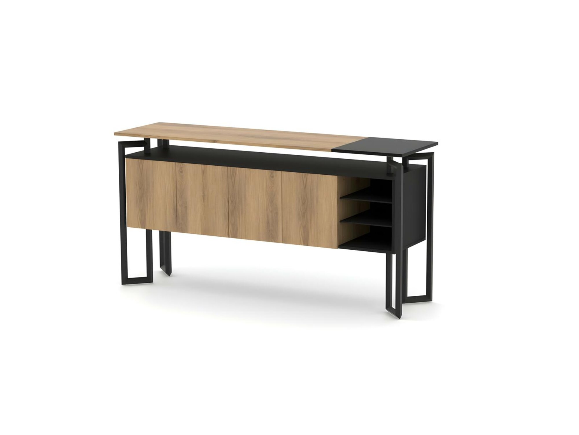 Office cabinet sideboard sideboard cabinet wood & metal study office