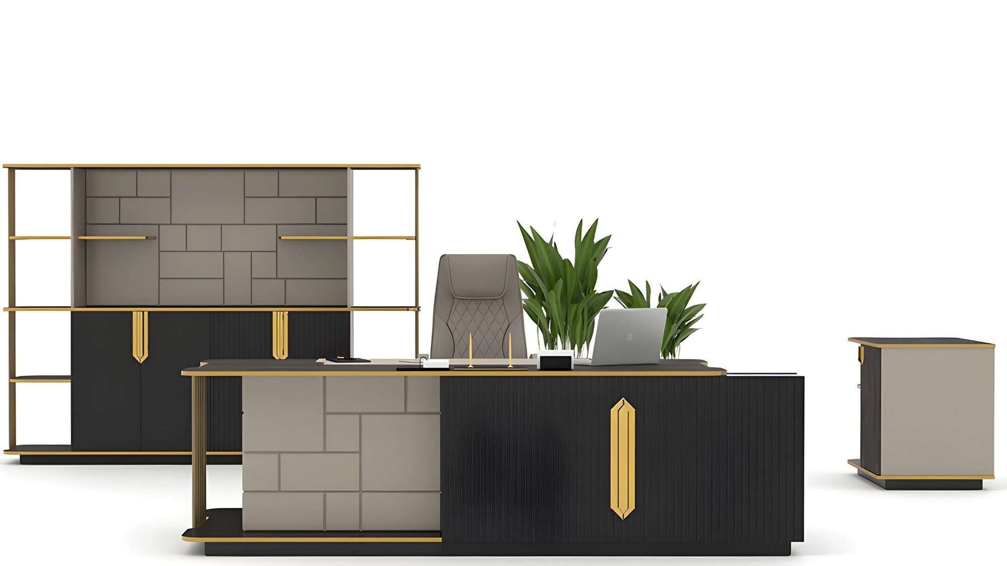 Office set desk office cabinet side table coffee table furnishings