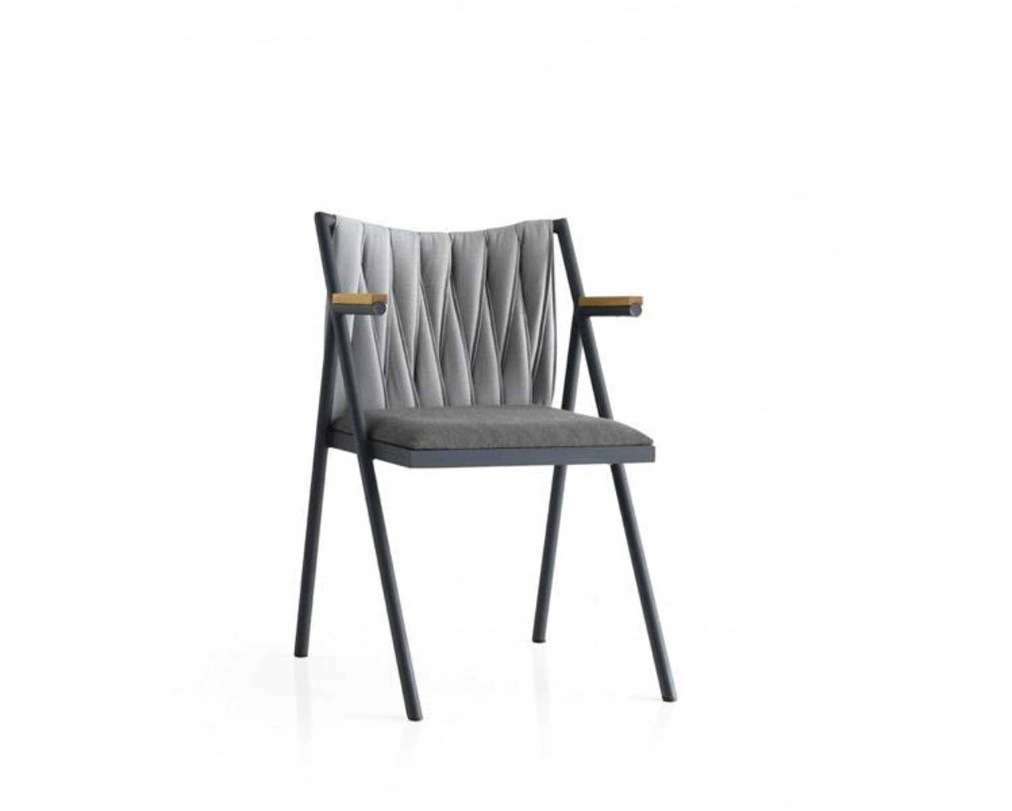 Metal chair terrace chair garden chair dining room chair armchair armrest