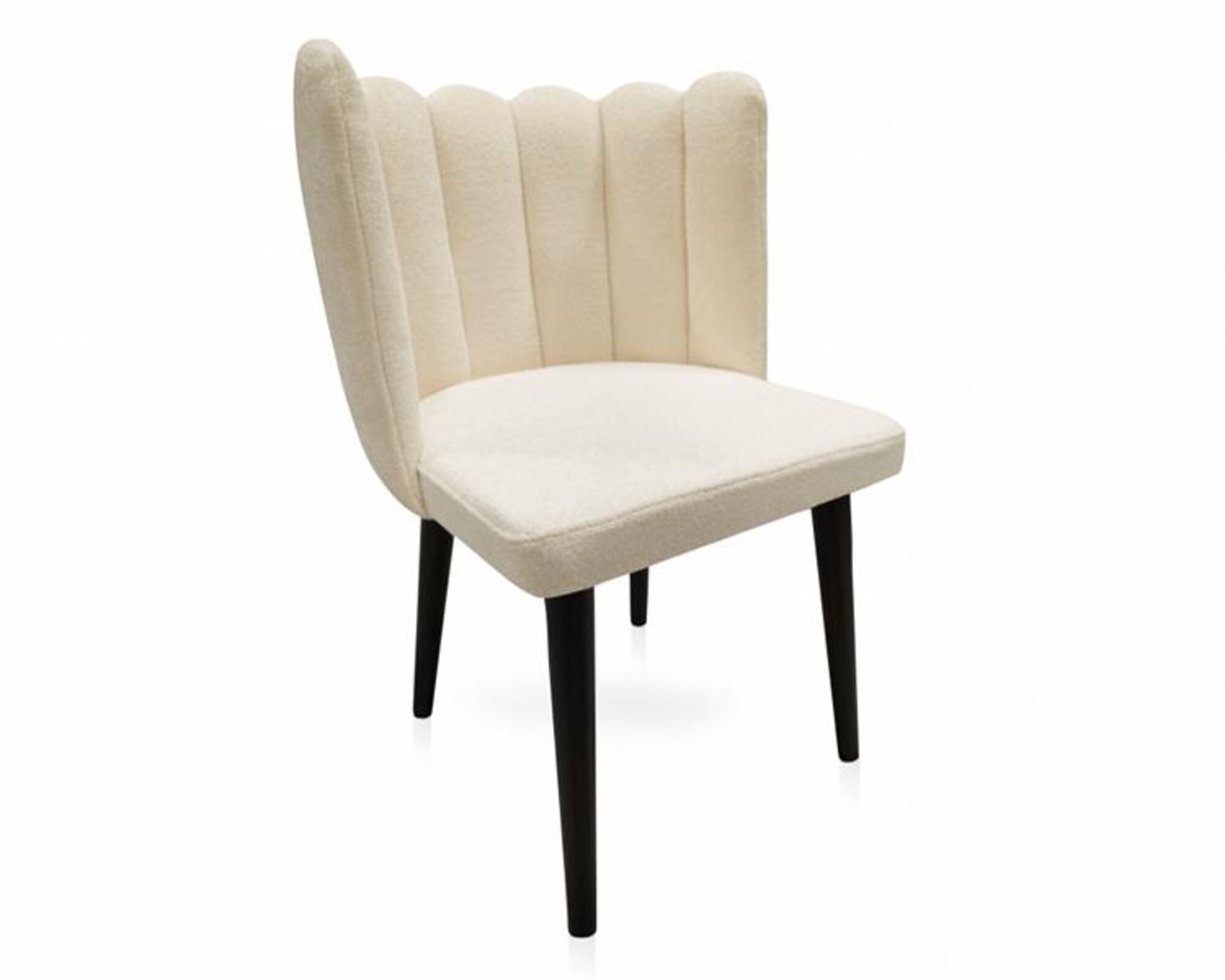 Designer living room chair upholstered dining chair with metal legs