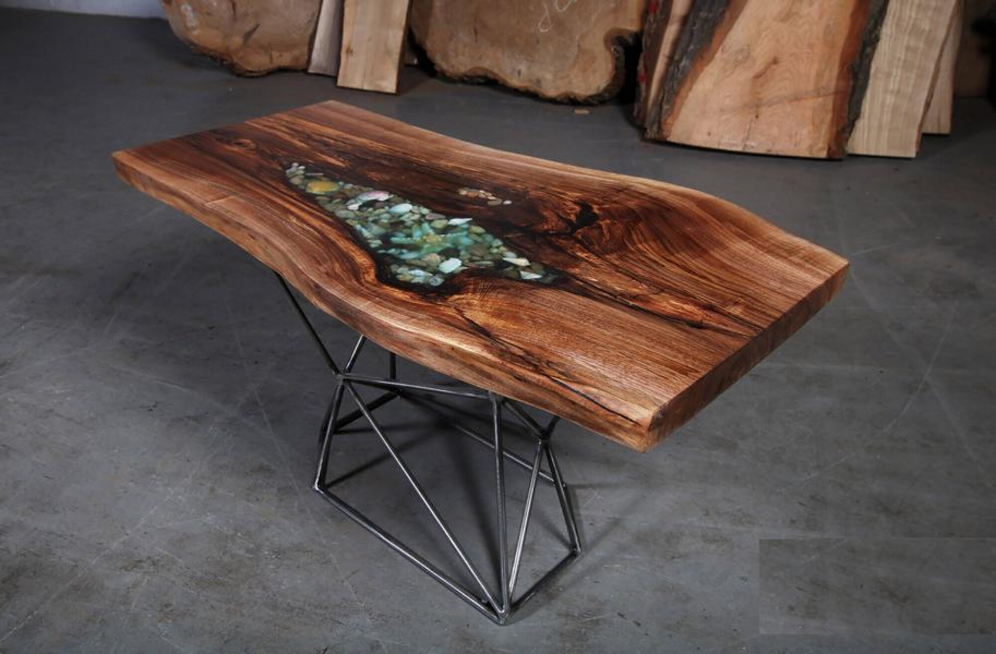 Coffee Table Brown Modern Design Wood Rectangular High Quality Furniture Living Room