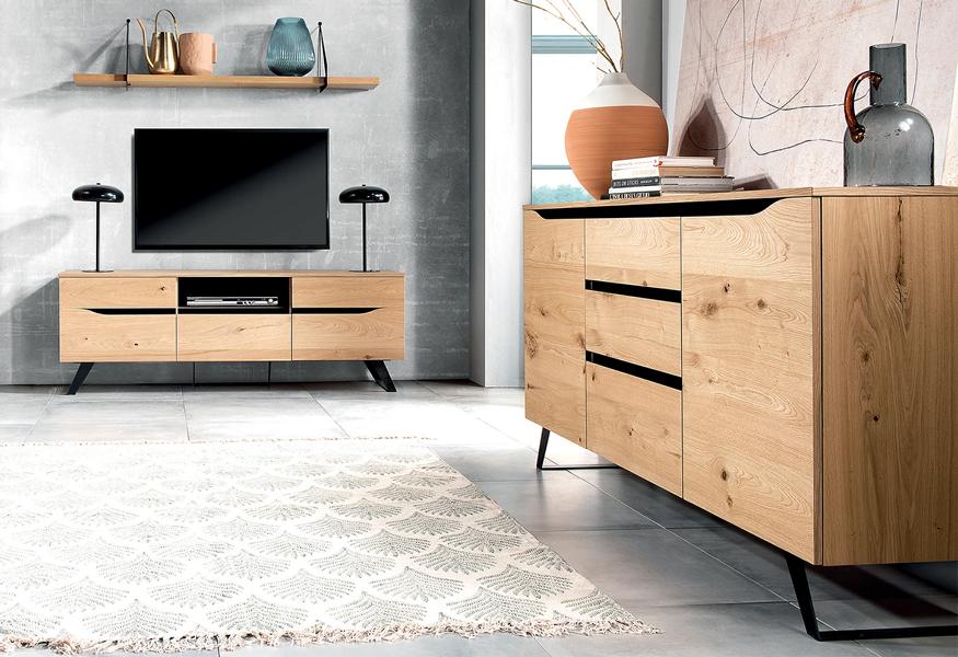 Modern living room wall TV lowboard shelf luxurious sideboard