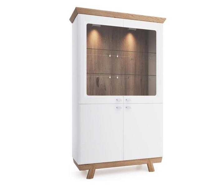 Showcase glass cabinet solid wood cabinet tall cabinet display cabinet