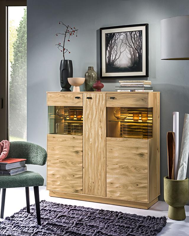 Storage cabinet cupboard display cabinet glass display chest of drawers