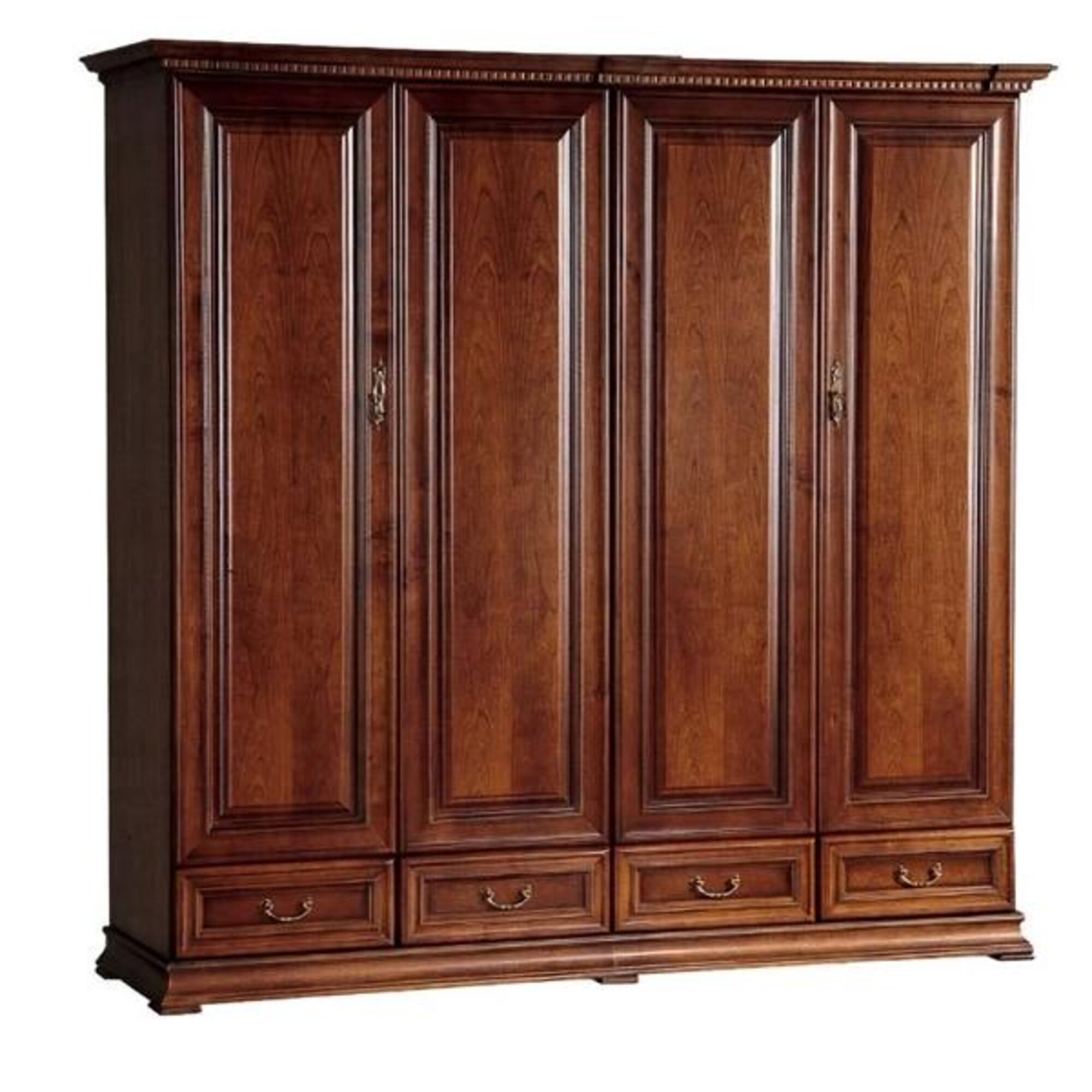 Wardrobe Swing Door Cabinet Tall Cabinet Clothes Cupboard Coat Rack Cabinet