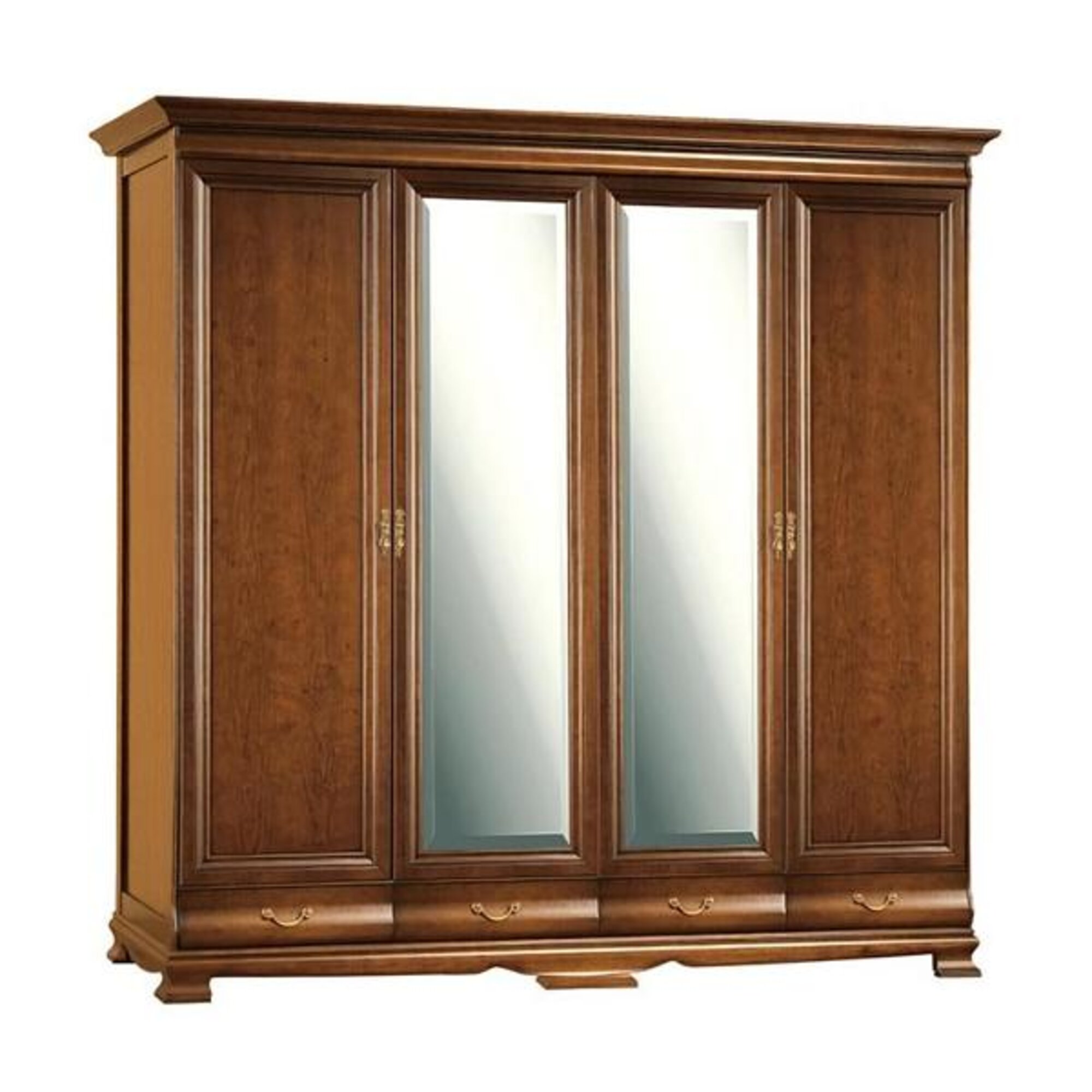 Wardrobe Clothing cabinet Large cupboard Closet Mirror cabinet
