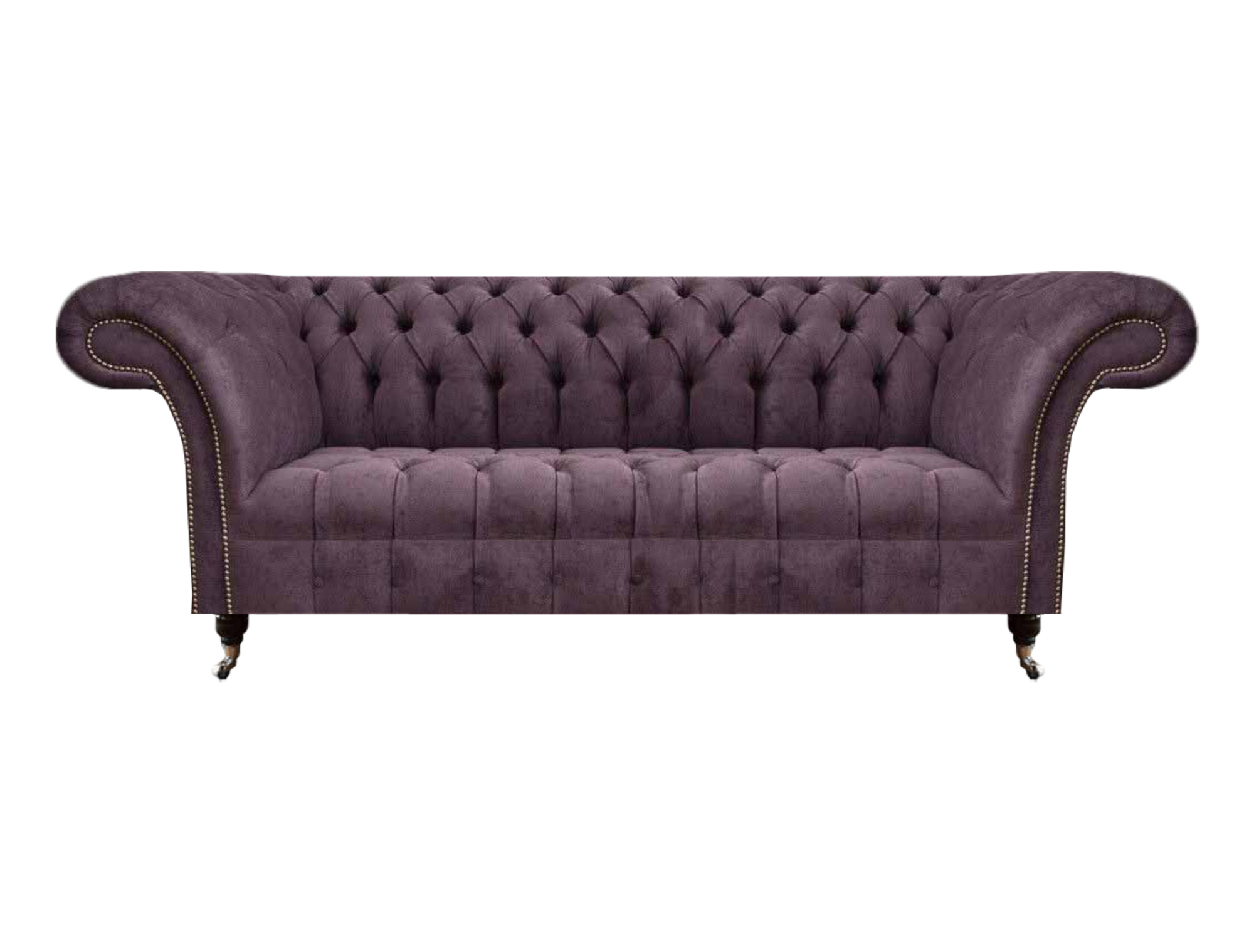 Elegant Chesterfield three-seat modern 3-seater living room sofas