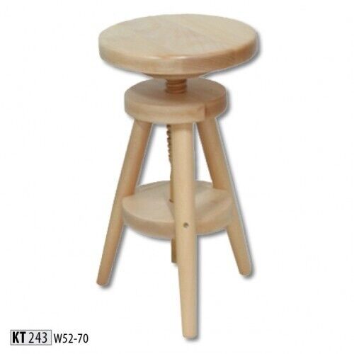 Swivel stool bar stool wood height-adjustable seating furniture stool work stool new