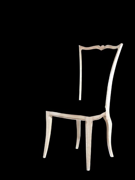 Luxury 1x Chair Dining Room Chair Living Room Chair Upholstered Chair Armrest