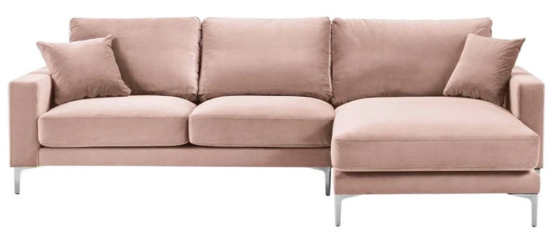 Pink Corner Sofa Fabric Living Room Design Couches Upholstery Sofa Sofas Corner Set New