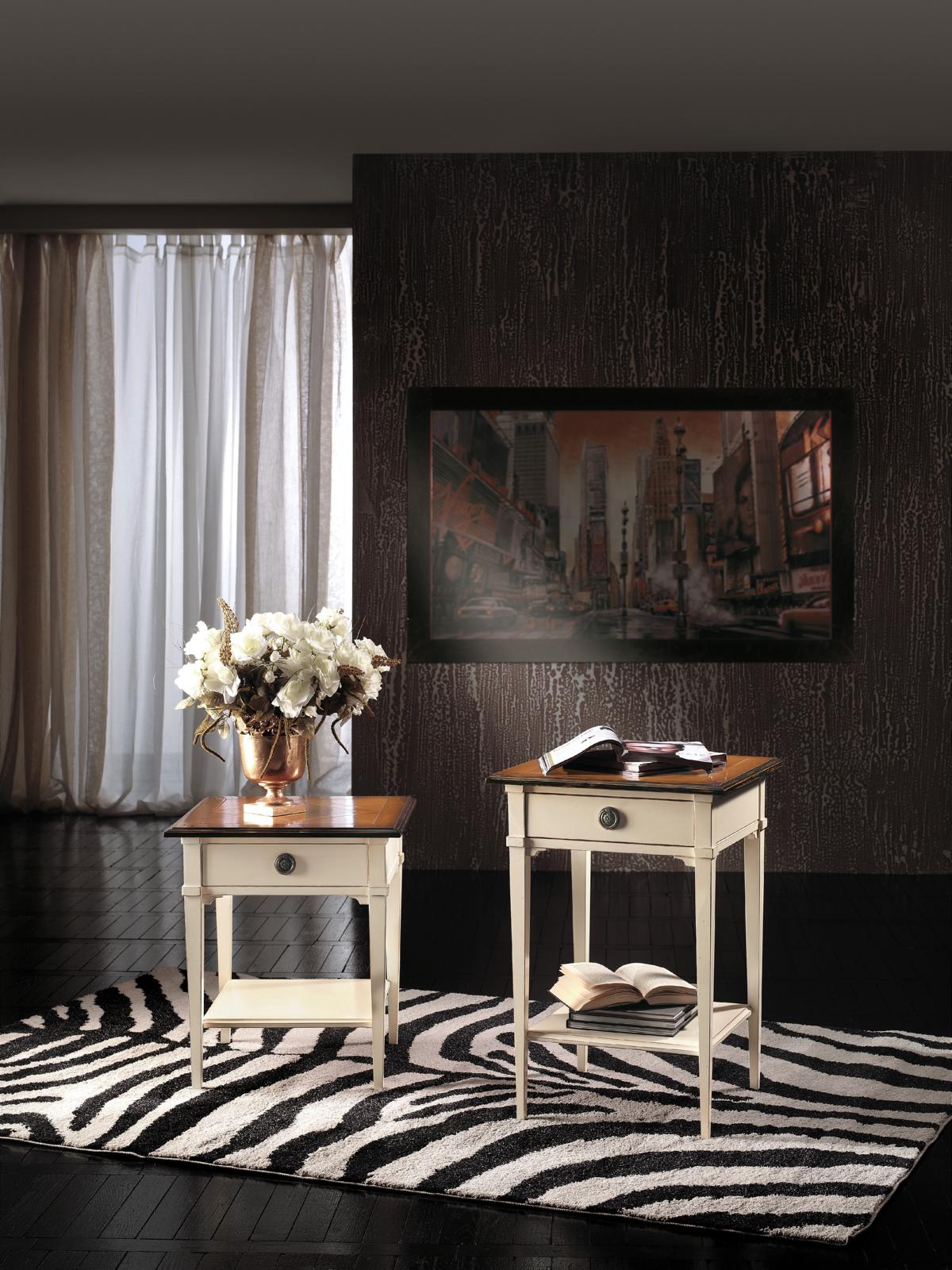 Consoles Bedside Table Bedroom Side Table Modern Design Furniture White