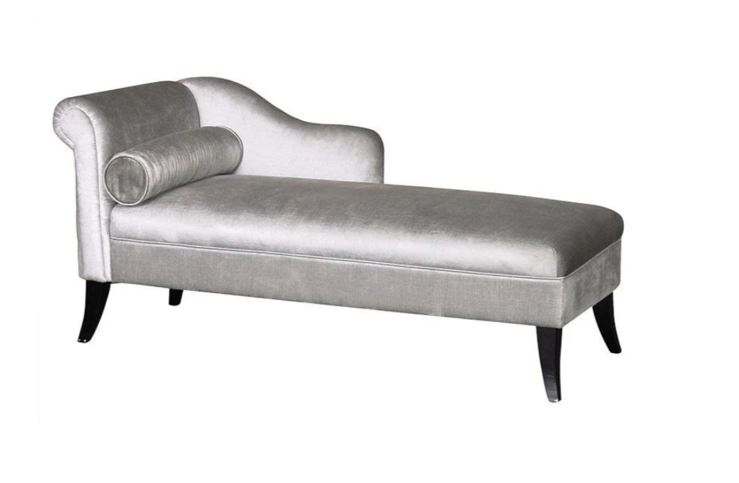Chaise Longue Creative Furniture New Living Room Modern Design Sofa Fabric Silver