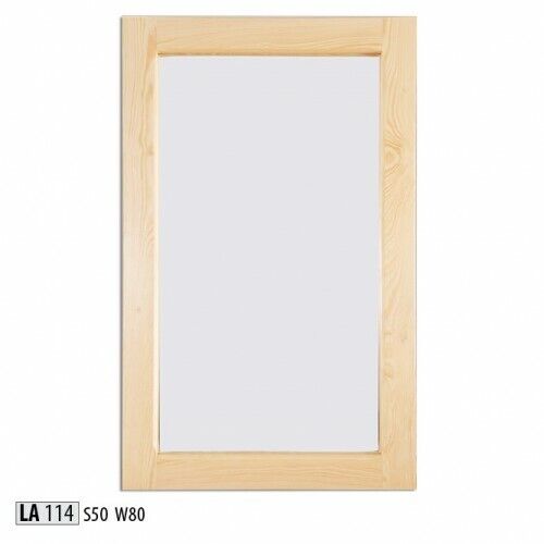 Handmade Mirror Real Wood Solid Frame Pine Wall Mirror 50*80cm New