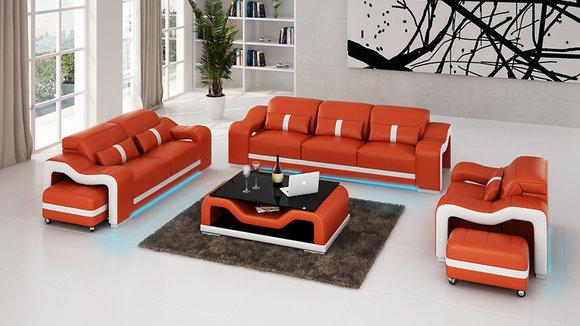 Leder sofa best sale set