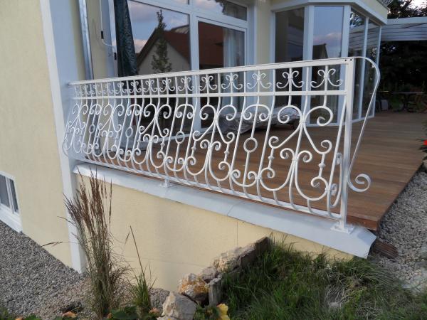 Classical railings handcrafted balcony stairs wrought iron fence fence 1 linear meter #339