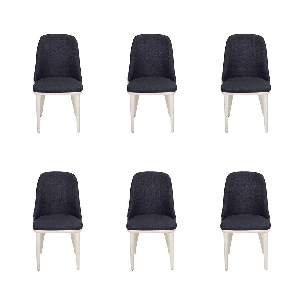 Dining Room Multicolored 6x Chairs Modern Dining Room Chairs Luxury Design New