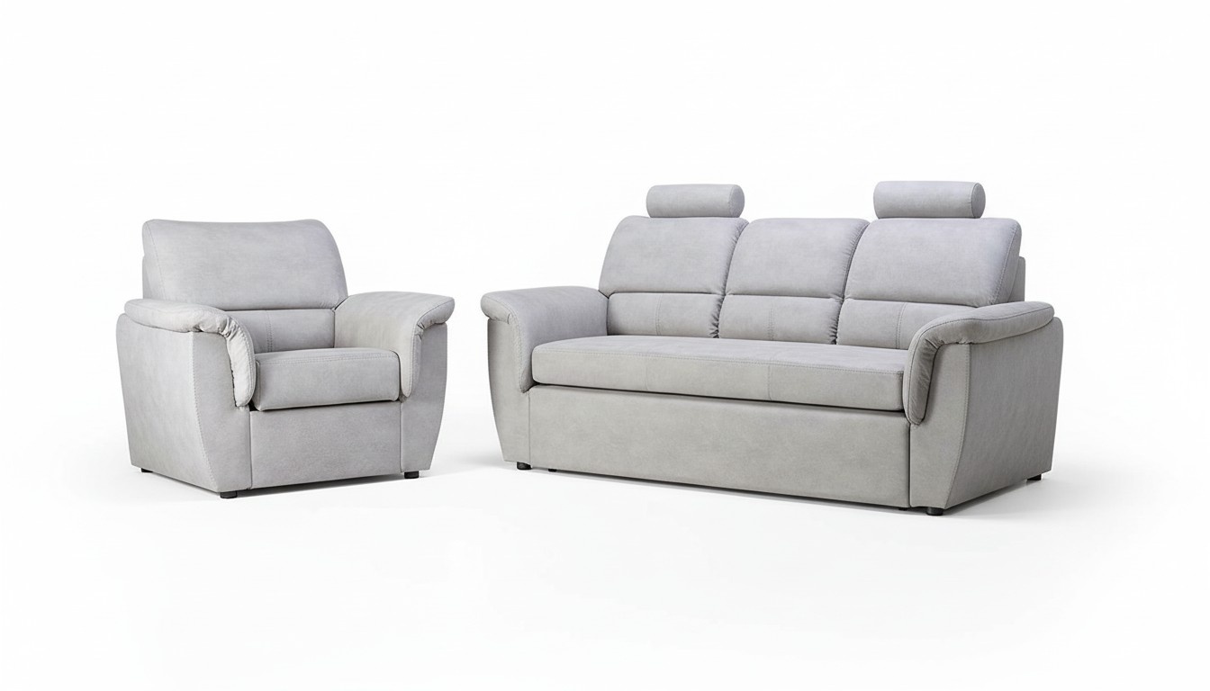 3 Seat Sofa Couch Upholstery Set Bed Function Sofa Bed Couch New