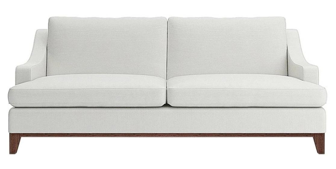Beige Couch with Buttons American Style Sofa Upholstery Seat Couches Sofas Luxury New