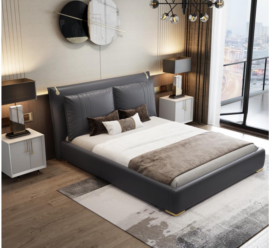 Double bed bed marriage bed design luxury Luxur design bed textile beds