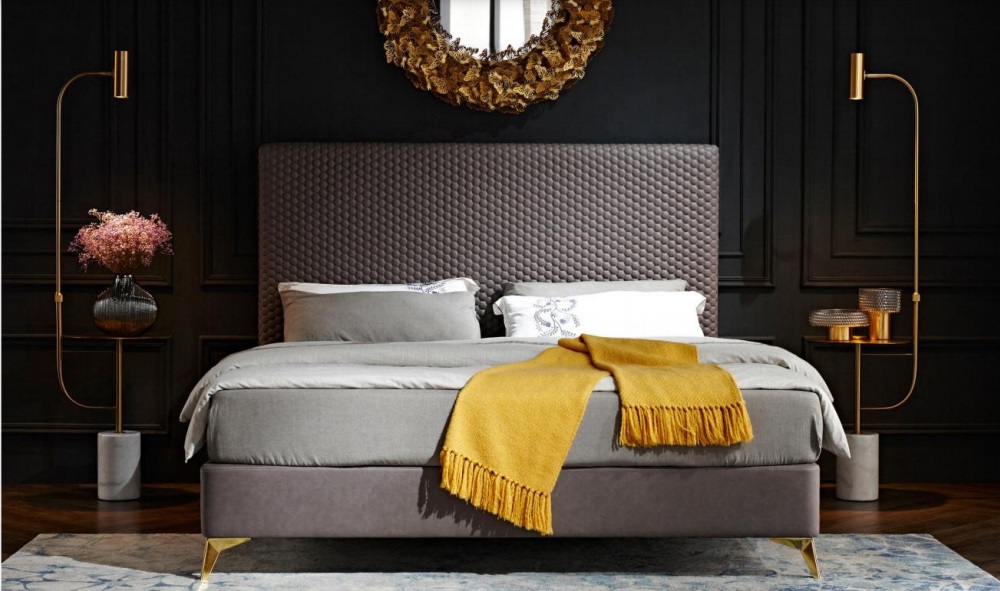 Design Luxury Luxurious Upholstered Bed Design Bed Leather Beds Marriage Bed Double Bed Bed