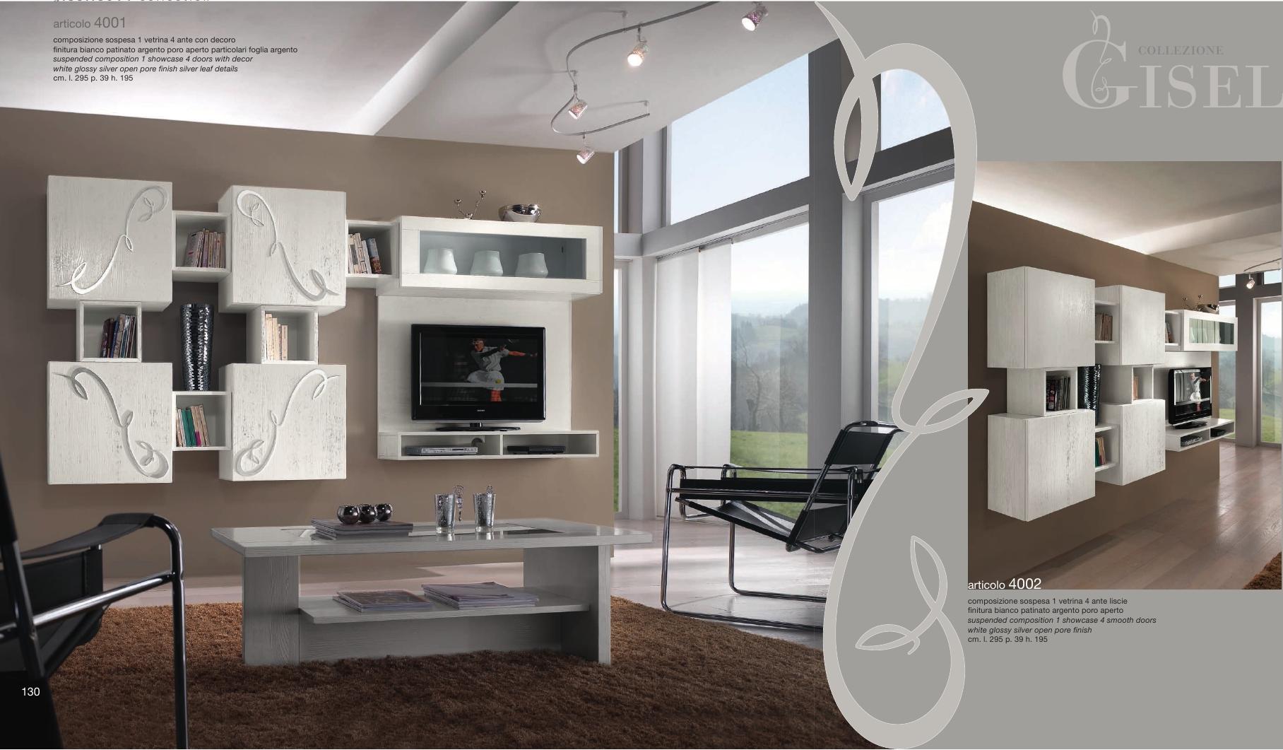 Living Wall Wall Cabinet Shelf Living Room Wood Cabinets Display Cabinet Wall Shelves Italy