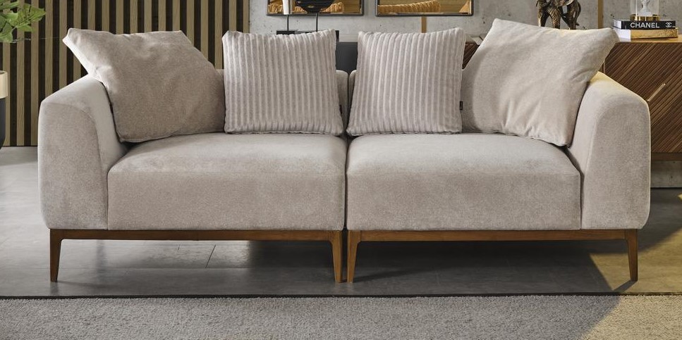 Three seater sofa 3 seater sofas design white modern fabric polyester new