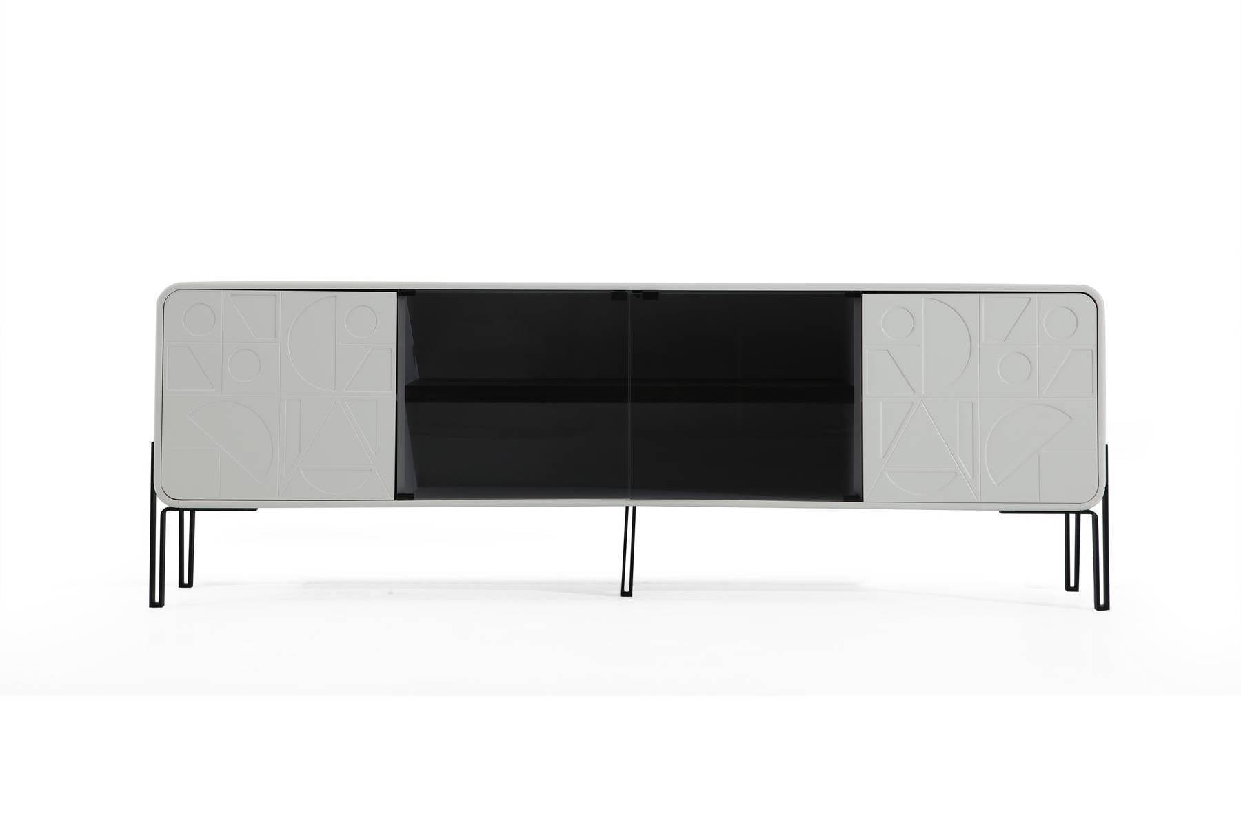 Sideboard Chest of Drawers Sideboard Wood Modern White Living Room Dressers Luxury