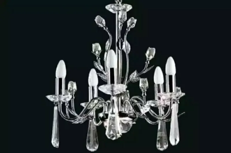 Sibler crystal ceiling chandelier illuminated crown shape magnificent ceiling lamp