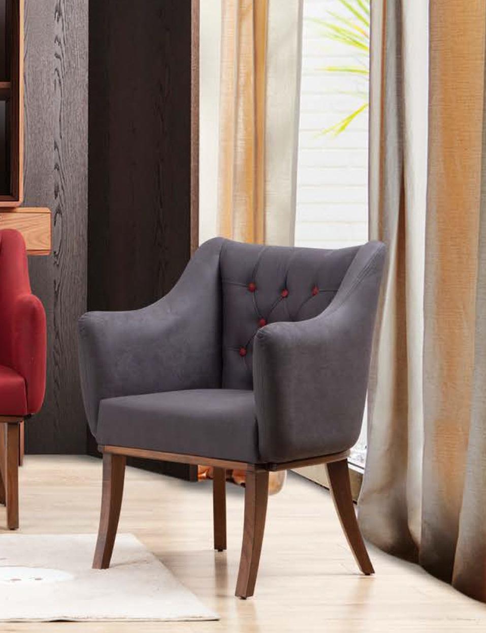 Chairs Living Dining Room Recliner Upholstered with Armrest Luxury New