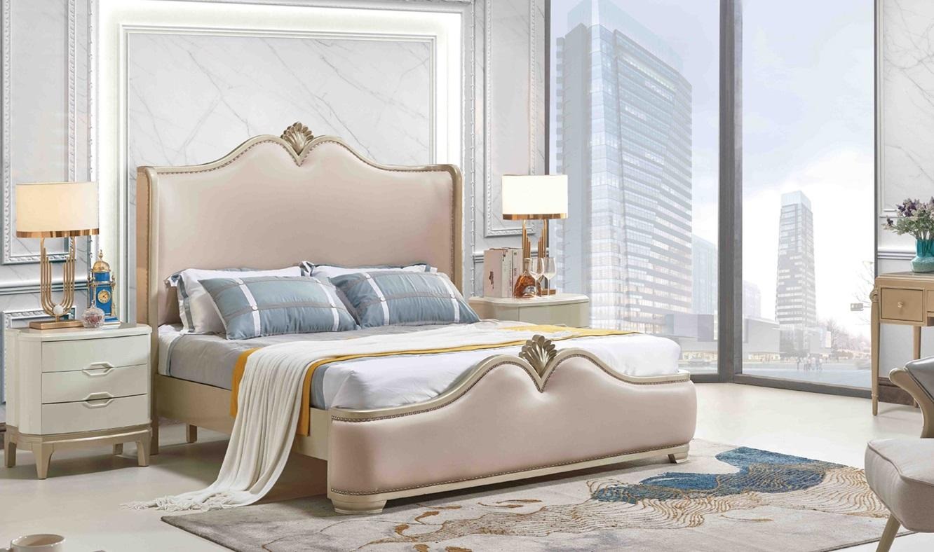 Bed Frame Beds Double Bed Frame Beige Bed Furniture Double Beds