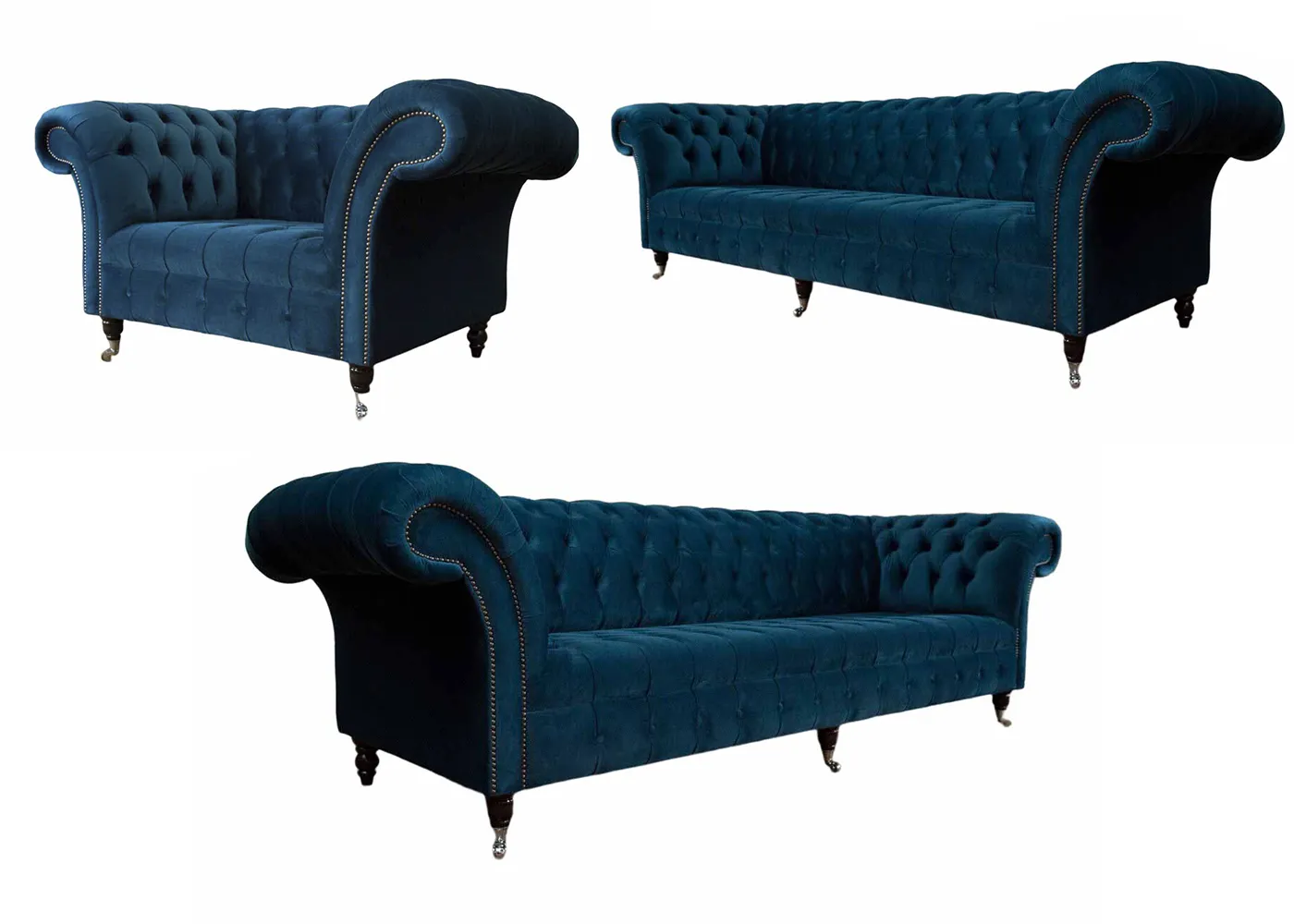 Modern sofa set 3+3+1 seater living room furniture luxury set