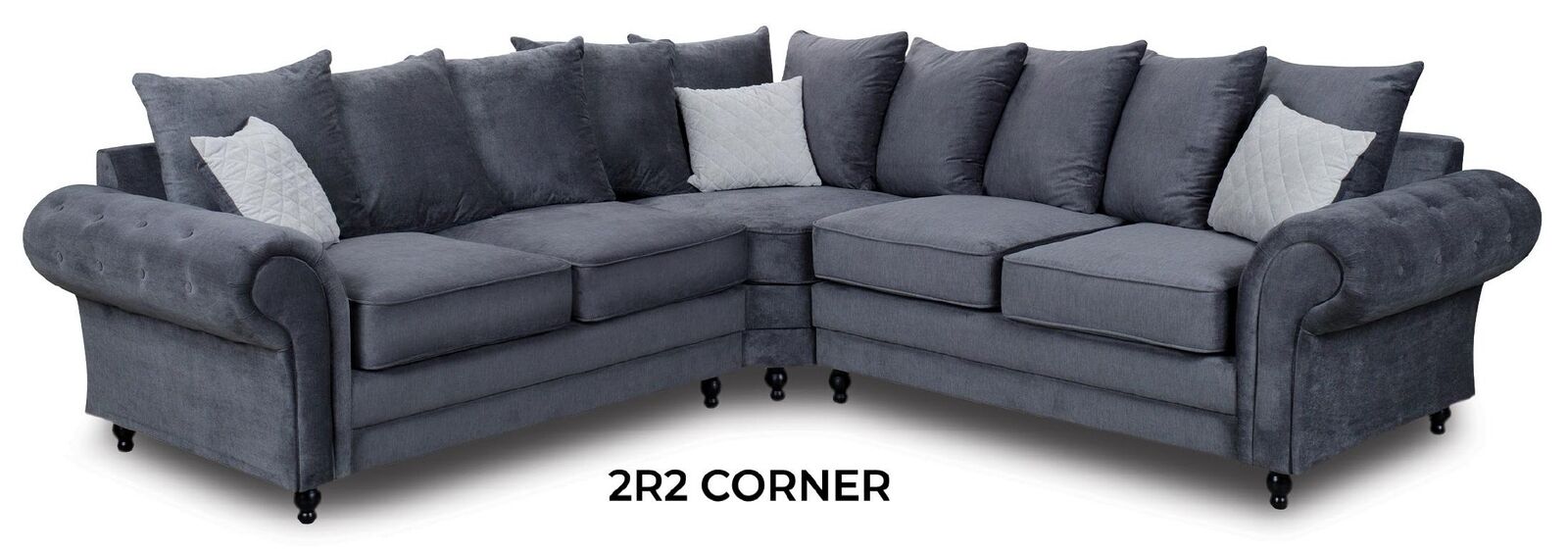 Corner sofa sofa style grey sofa upholstery fabric textile furniture L-shaped couches