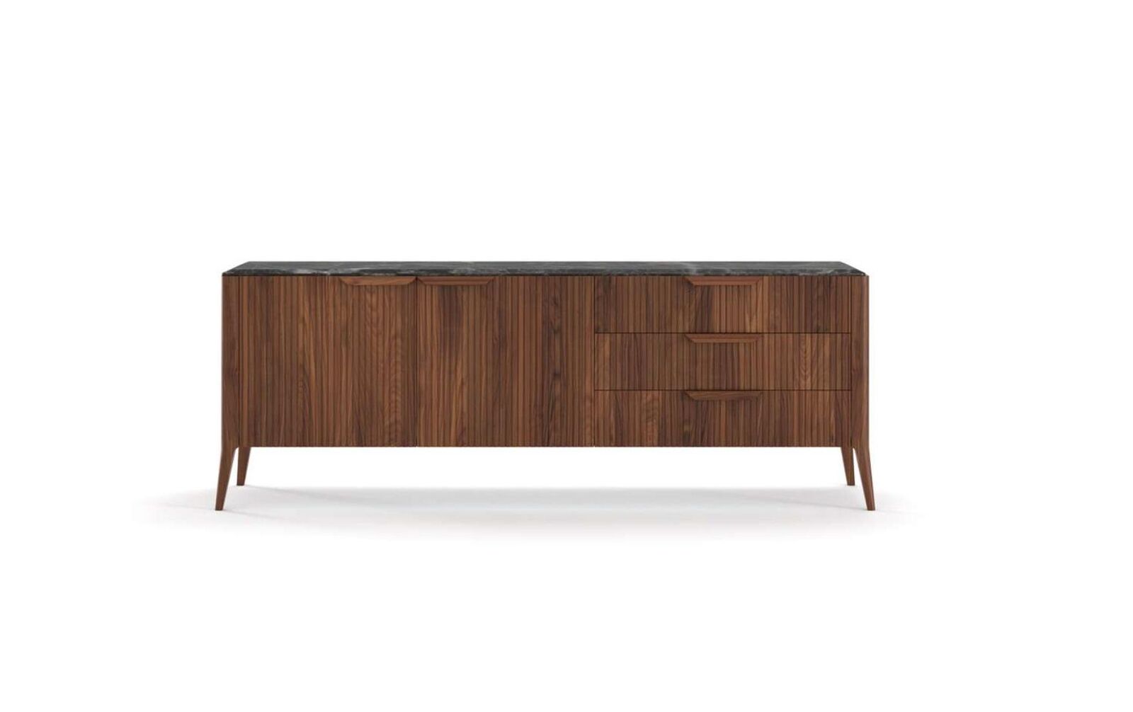 Large wooden sideboard Modern dining room furniture Real wood drawers New