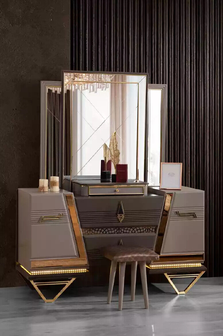 Dressing Table Dressing Table Girls Console Console Grey Luxury Wood