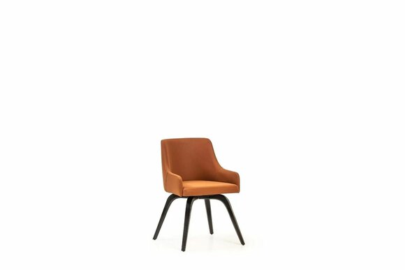 Complete chairs dining chairs kitchen chairs orange set 6pcs wood