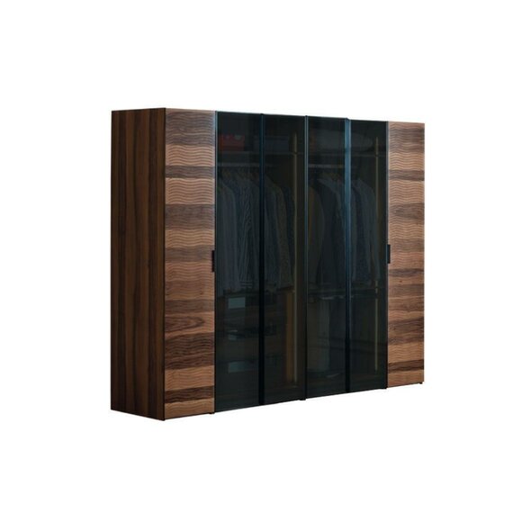 Modern bedroom wardrobe Designer glass wardrobe Luxury furniture