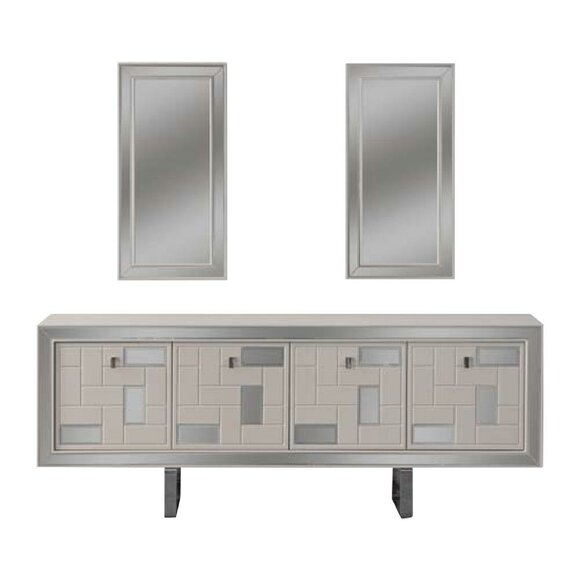 White Sideboard Sideboard Cabinet Chest of Drawers Wooden Cabinet Wood Dining Room
