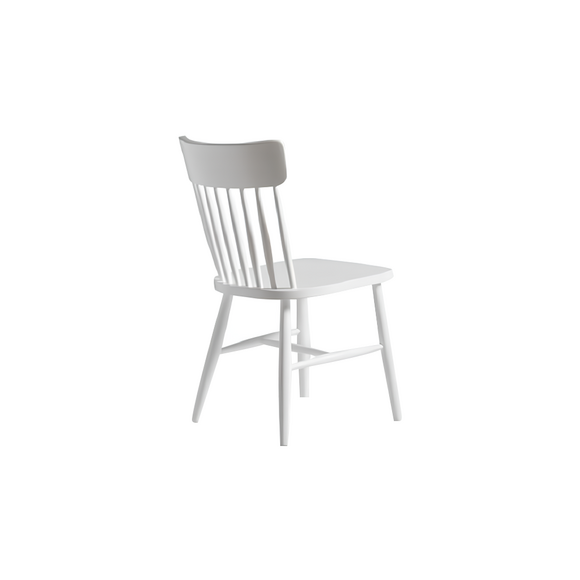 Dining Room Chairs Group Wooden Chairs Kitchen Chairs Set 6pcs White Wood