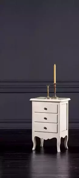 Luxury Bedside Table Consoles Side Table Wood Furniture Bedroom White New