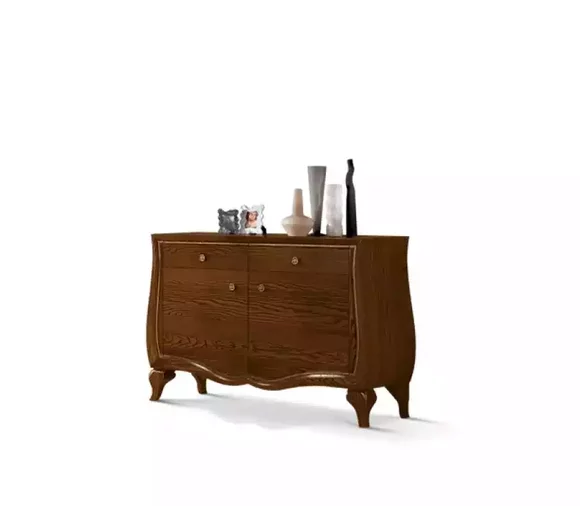 Sideboard Living Room Dressers Drawers Wood Wooden Cabinet Brown New