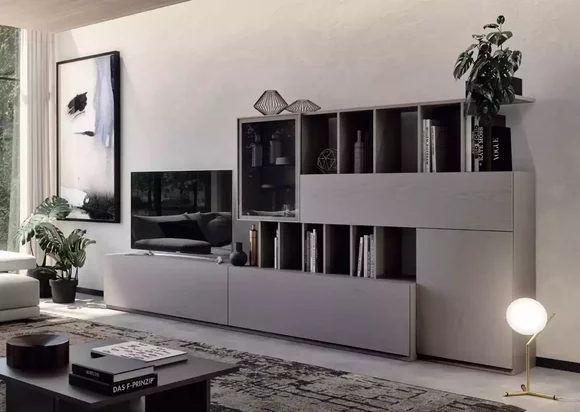 Living Wall Cupboard TV Cabinet Living Room Set Wall Unit Wall Units