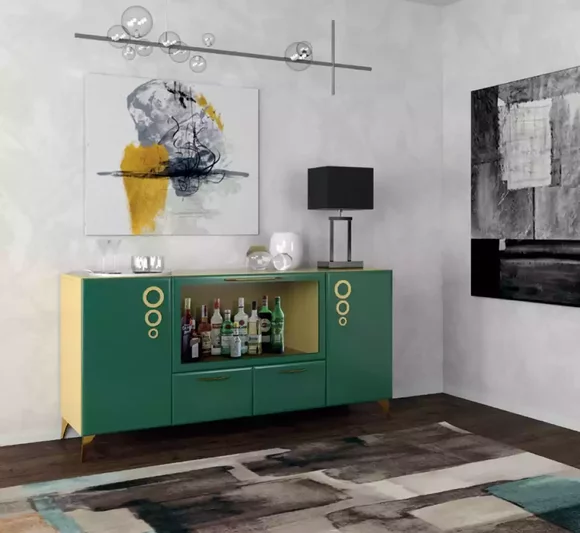 Sideboard Luxury Green Console Sideboards Modern Living Room Chests of Drawers Wood