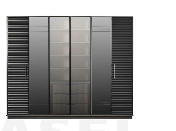 Black wardrobe Luxury wardrobes Bedroom wardrobe Wood furniture