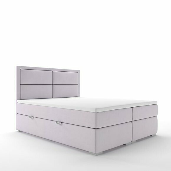 Luxury bedroom bed double upholstered bed modern design furniture box spring bed