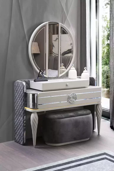 Bedroom Dressing Table with Mirror Luxury New Console Modern Design