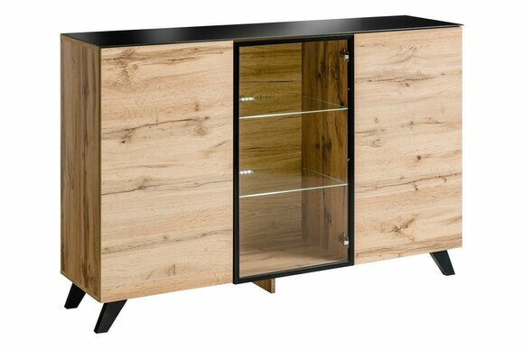Chest of drawers wood design modern sideboard living room furnishing new