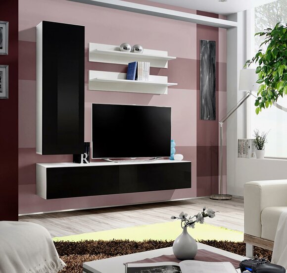 Modern Wall Unit Luxury Furnishing Living Room Design TV Stand Wall Cabinet