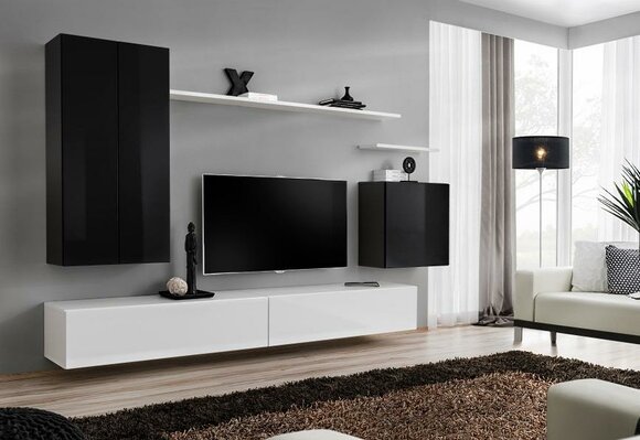 Living Room Furniture Design Living Room Wall Shelf Luxury White Wall Cabinet New